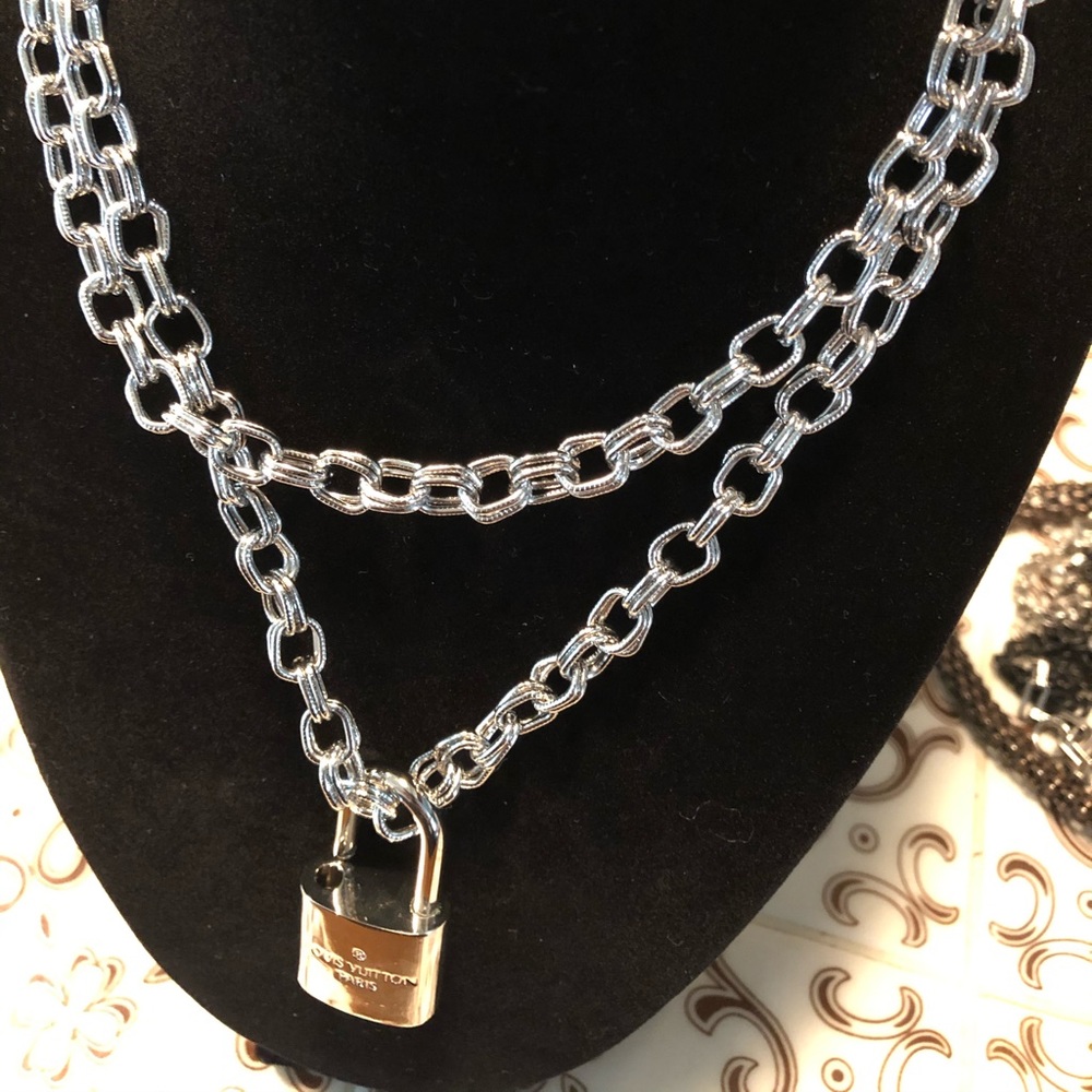 Louis Vuitton Padlock with Custom bonus chain.